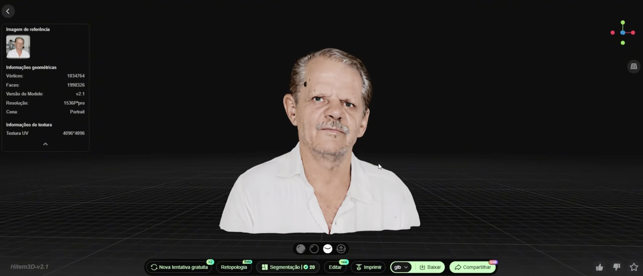 Highly Accurate AI Portrait Reconstruction
