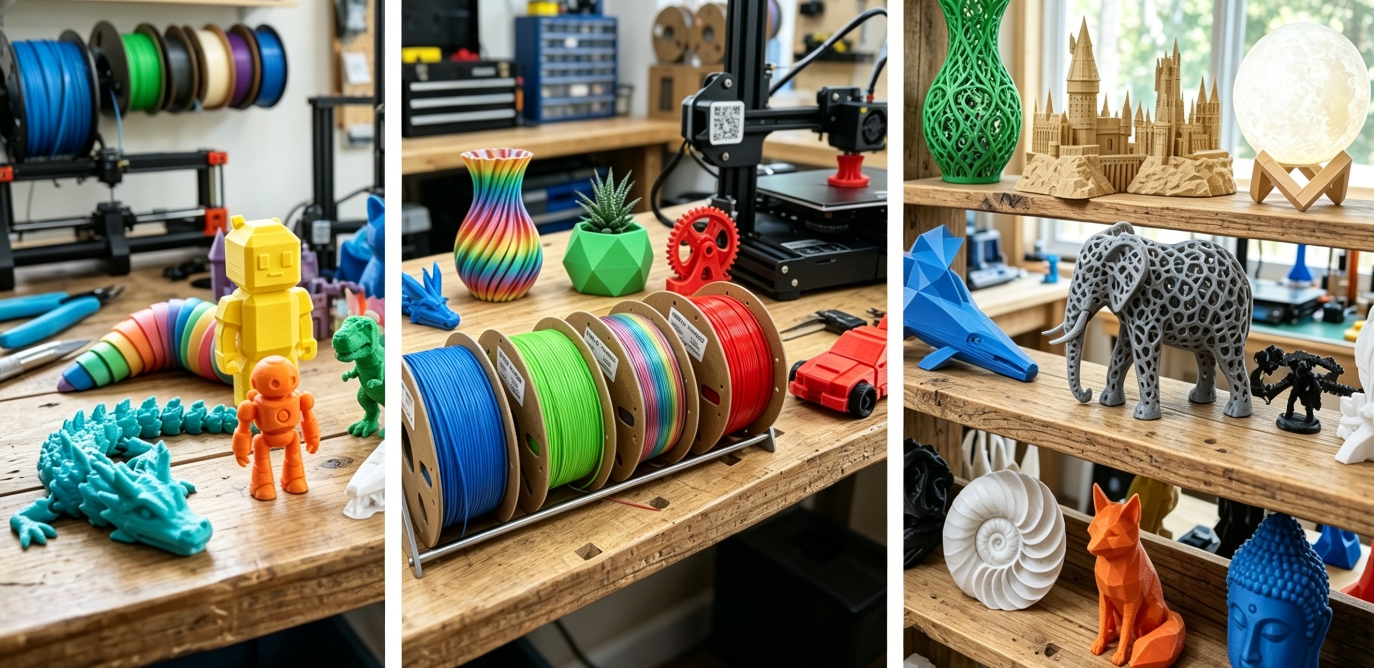 If you're buying your first spool, choose PLA.