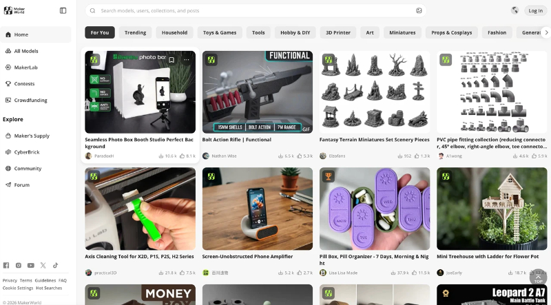 Download Models from maker-world