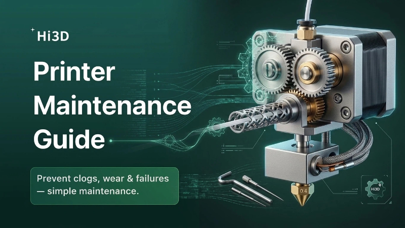 3D printer maintenance essentials: nozzle clogs, belt tension, extruder care, and lubrication guide
