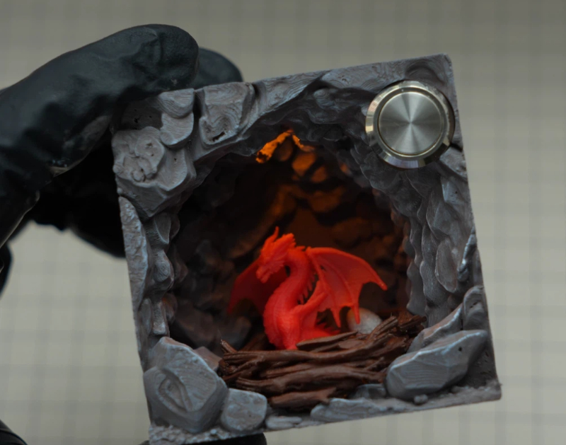 dragon relief art