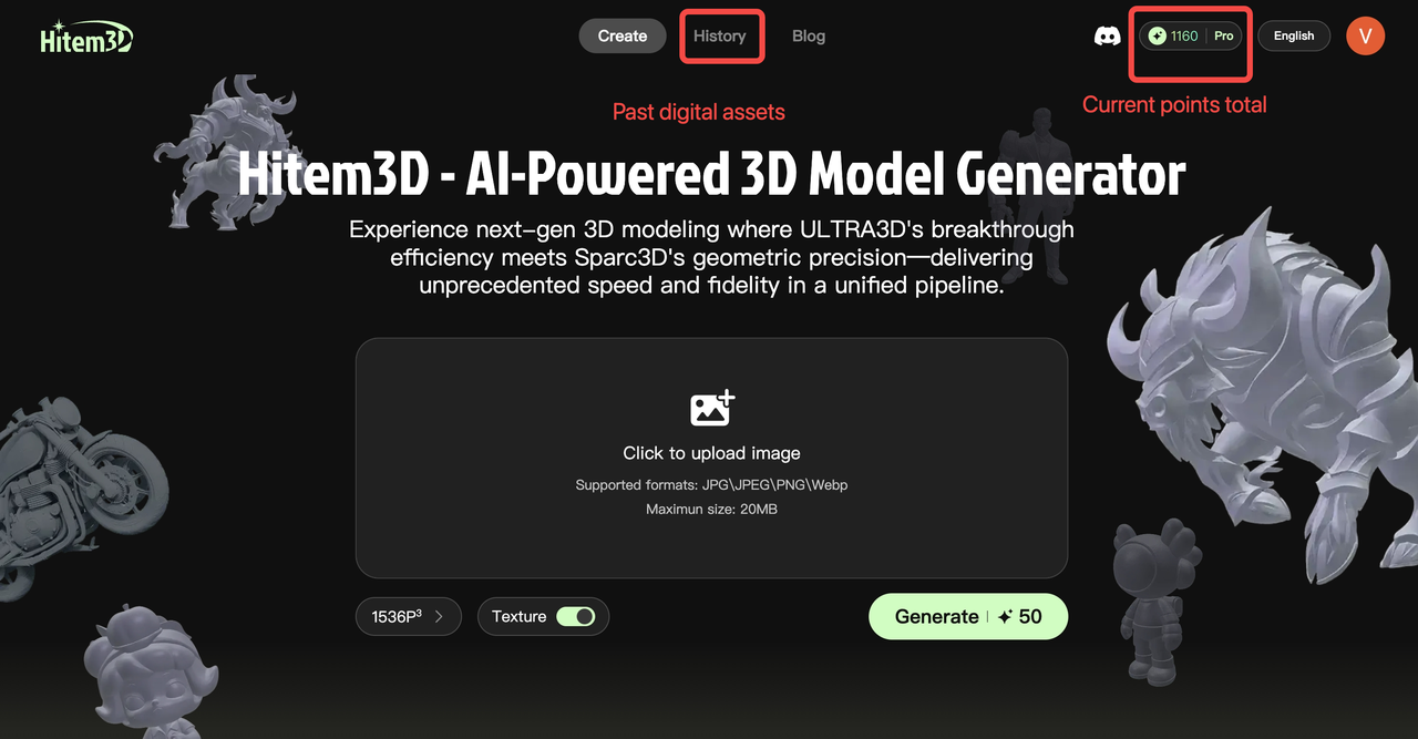 AI-Powered Methods for Transforming 2D Images into 3D Models-Hitem3D - Hi3D