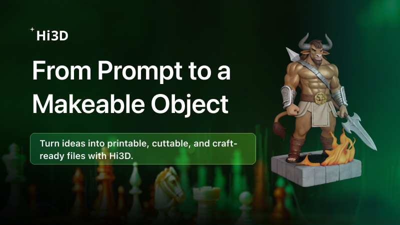 Hi3D Beginner Guide: Turn an Idea into a Real 3D Print, Laser Cut, or Craft Project - Hi3D
