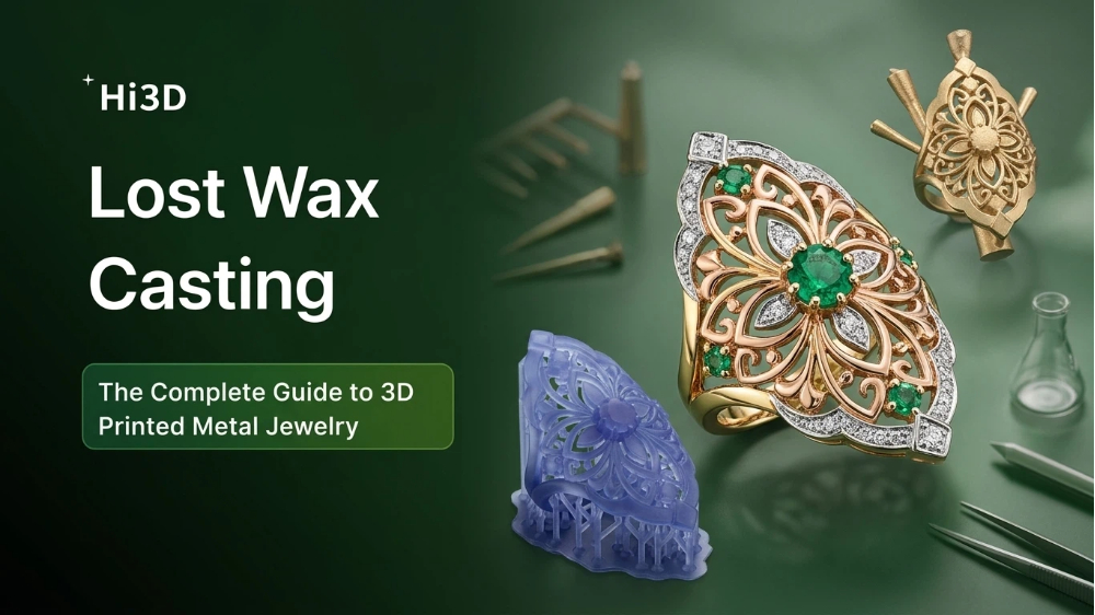 Lost Wax Casting: The Complete Guide to 3D Printed Metal Jewelry